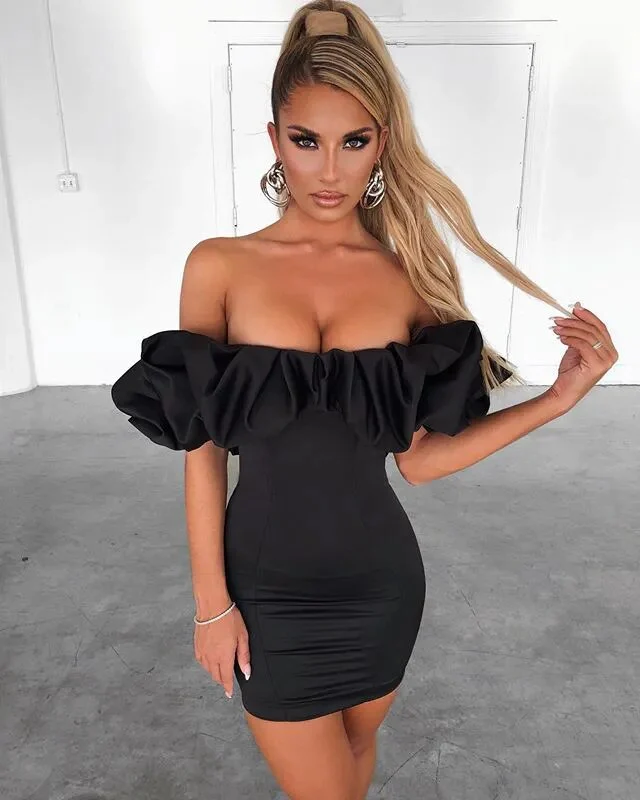 Sasha's Elegant Neckline Dress - Image 18