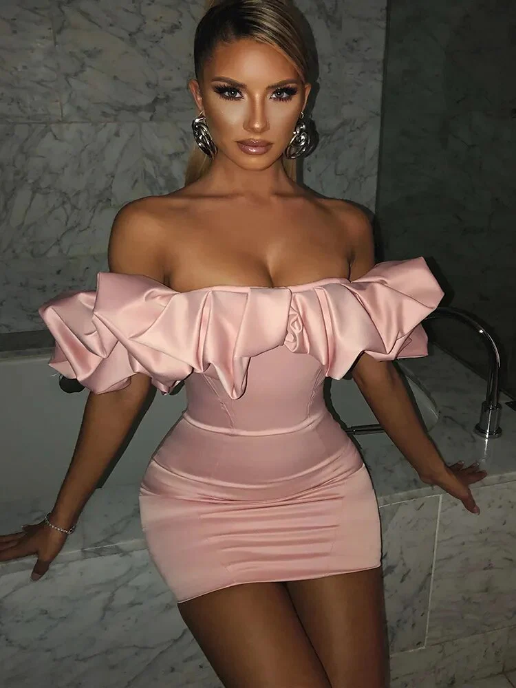 Sasha's Elegant Neckline Dress - Image 24