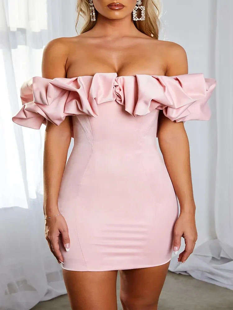 Sasha's Elegant Neckline Dress - Image 25