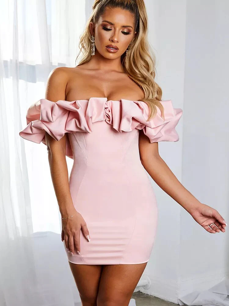 Sasha's Elegant Neckline Dress - Image 27