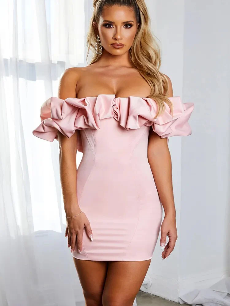 Sasha's Elegant Neckline Dress - Image 28