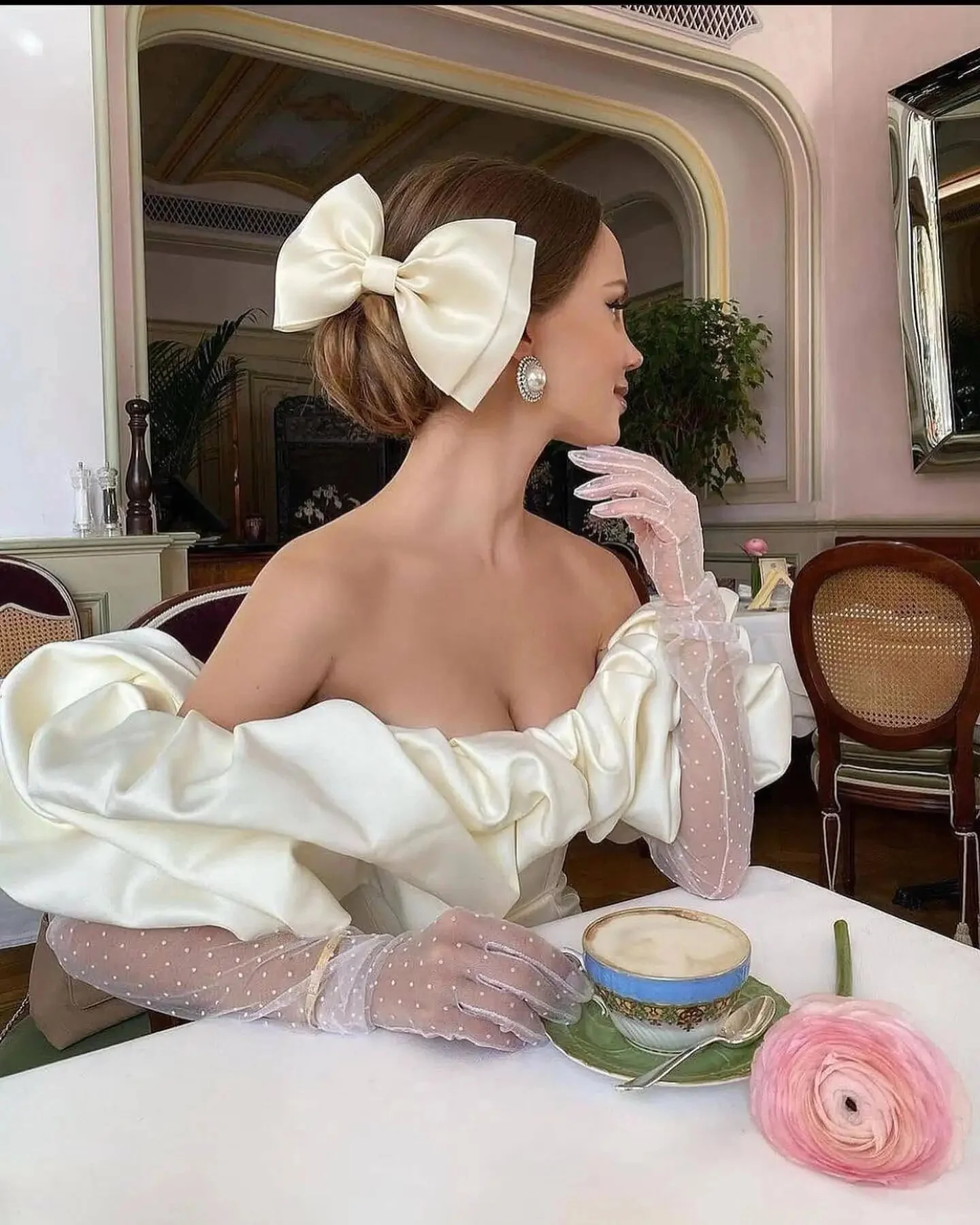 Sasha's Elegant Neckline Dress - Image 8