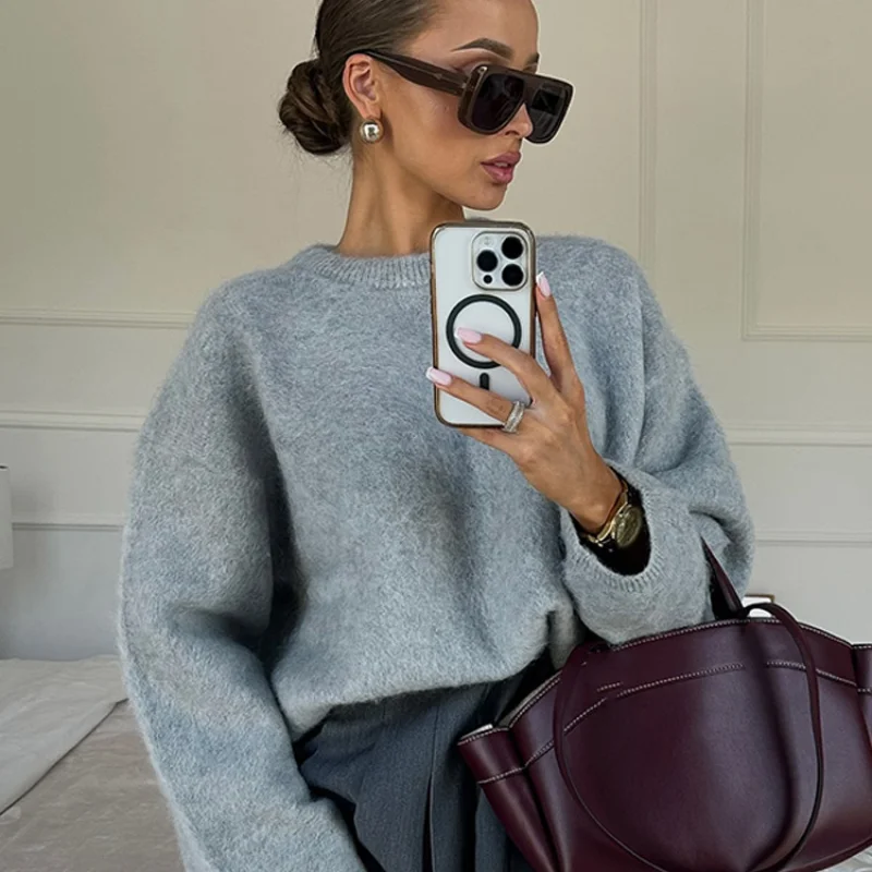 Sayla Knitted O Neck Pullover - Image 14