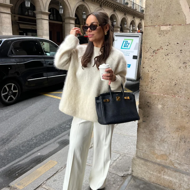Sayla Knitted O Neck Pullover - Image 9