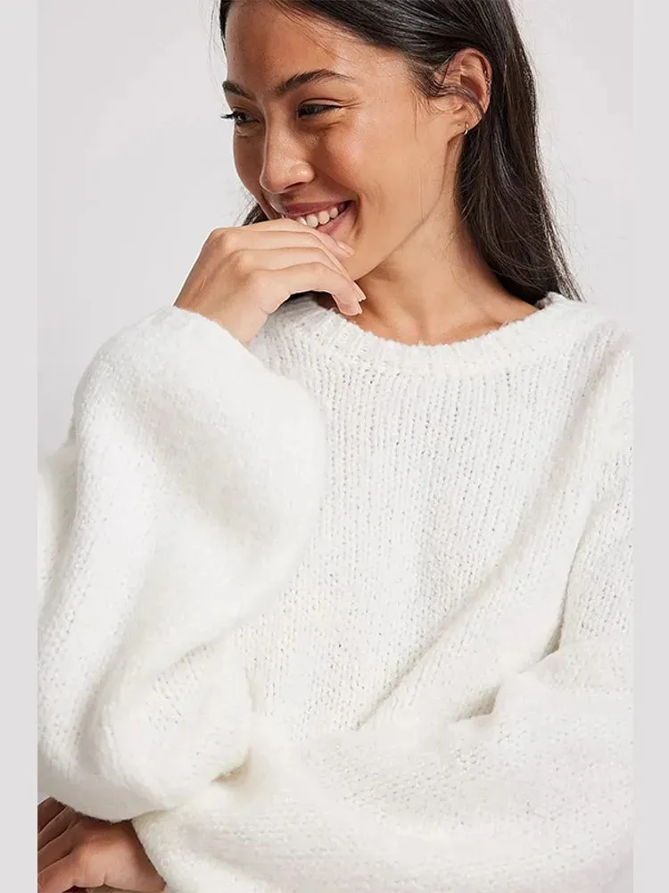 Sculpted Serenity Backless Knit Top - Image 11