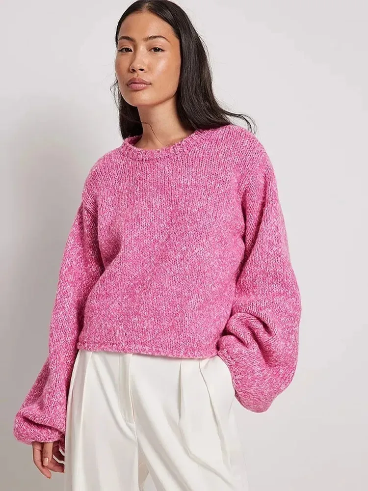 Sculpted Serenity Backless Knit Top - Image 2