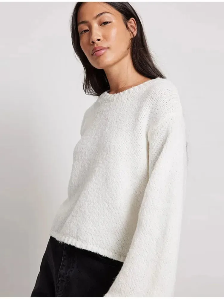 Sculpted Serenity Backless Knit Top - Image 9