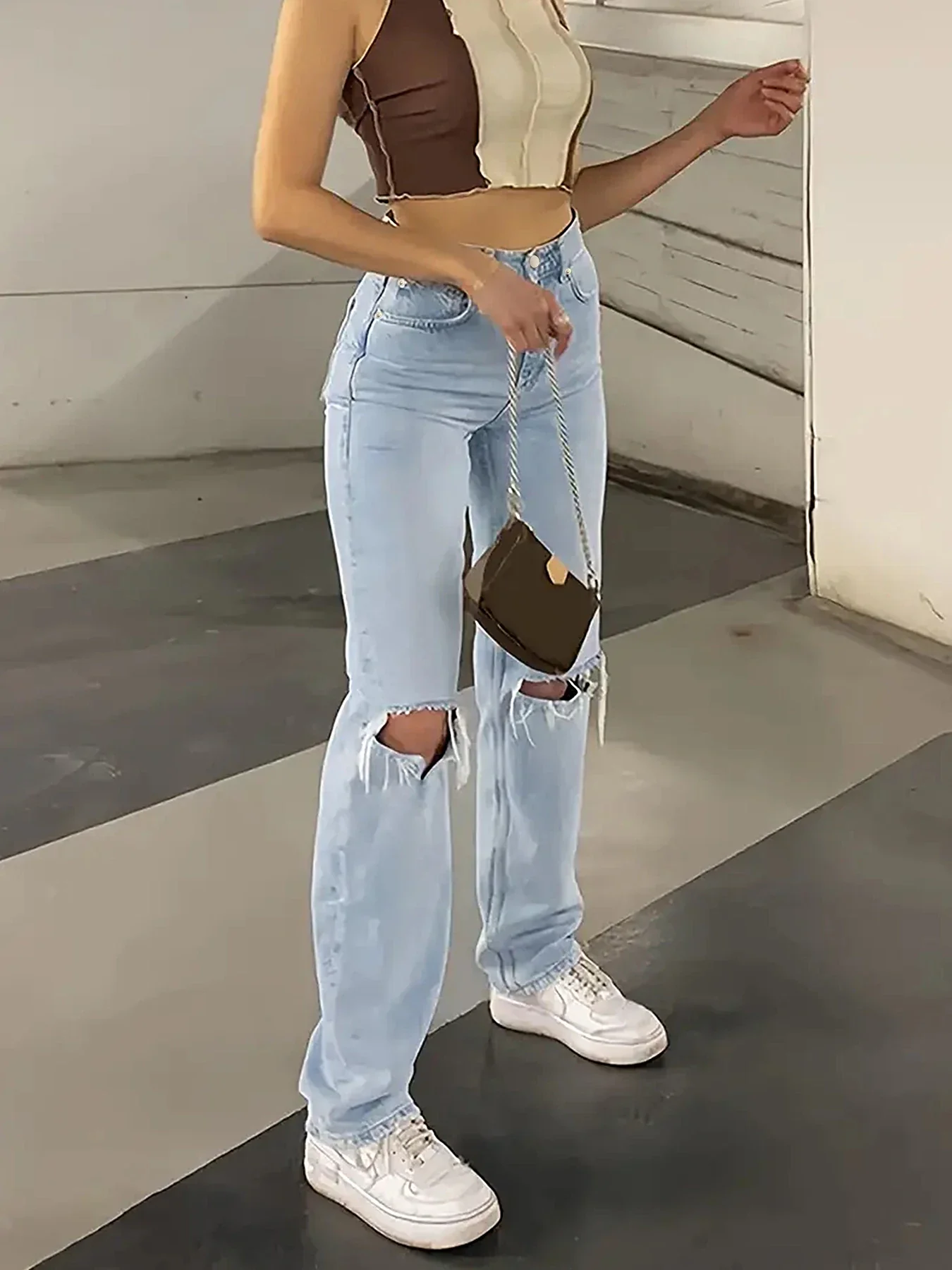 Seawalk Knee Ripped Jeans - Image 2