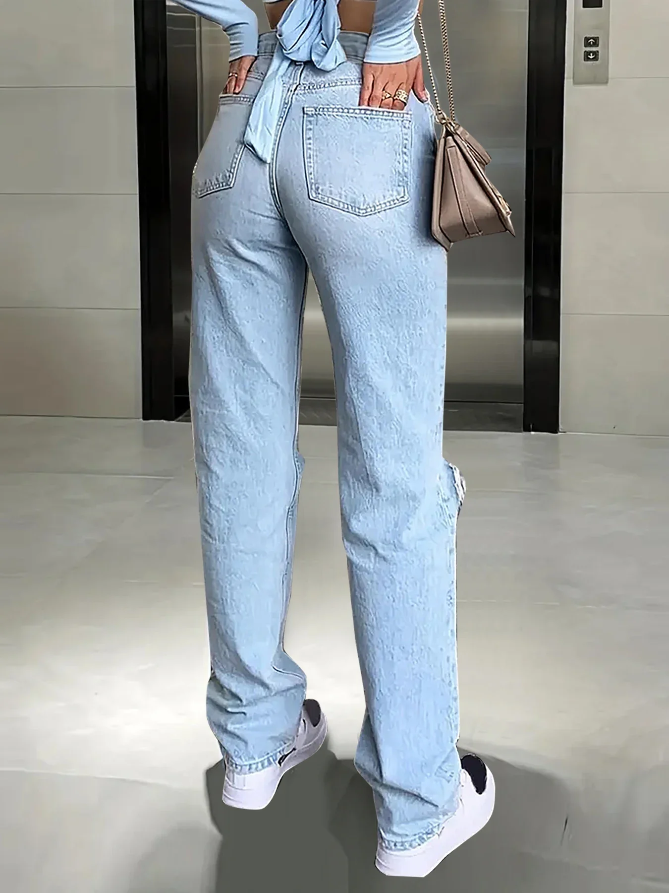 Seawalk Knee Ripped Jeans - Image 3