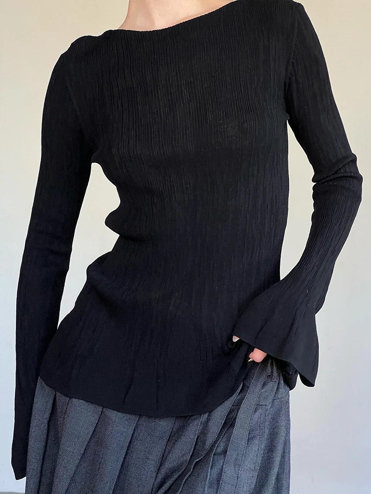 Seil Slim Pleated Top - Image 6