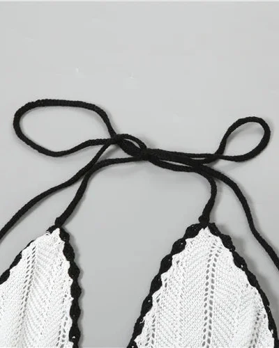Seona Lace Up Halter Dress - Image 6