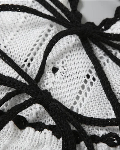 Seona Lace Up Halter Dress - Image 8