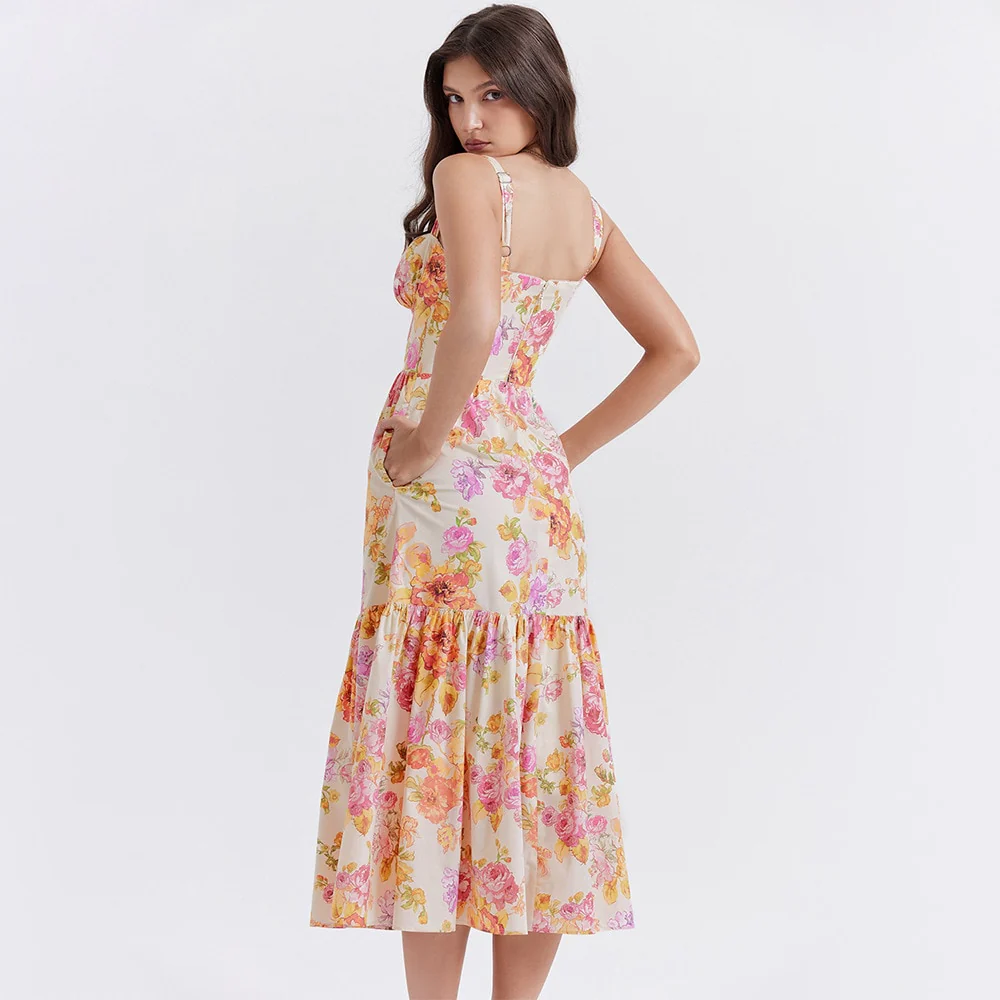 Seraphine  Floral Midi Dress - Image 10