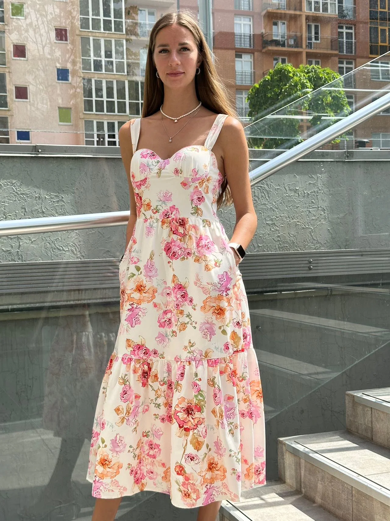 Seraphine  Floral Midi Dress - Image 13