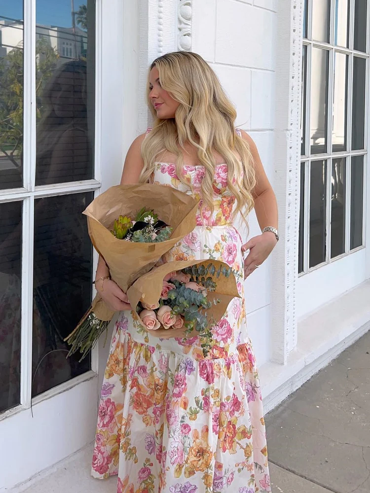 Seraphine  Floral Midi Dress - Image 5