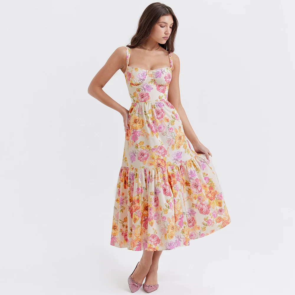 Seraphine  Floral Midi Dress - Image 8