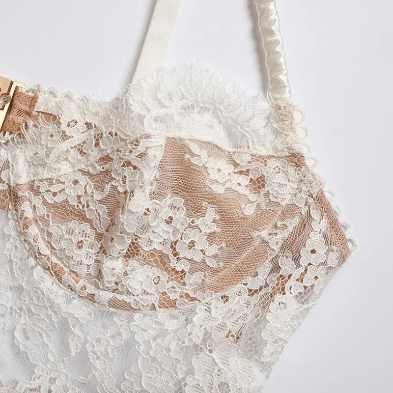 'Serenade in Lace' Cropped Cami - Image 11