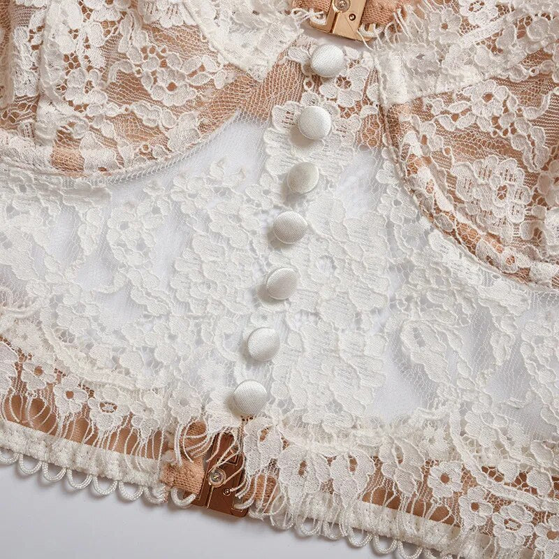 'Serenade in Lace' Cropped Cami - Image 12