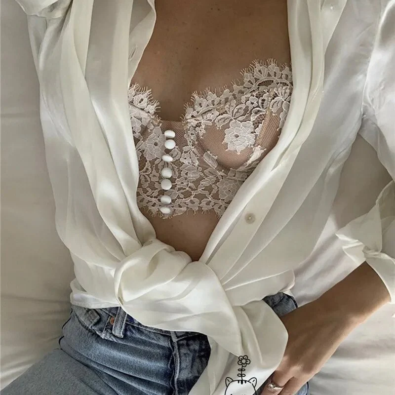 'Serenade in Lace' Cropped Cami - Image 9
