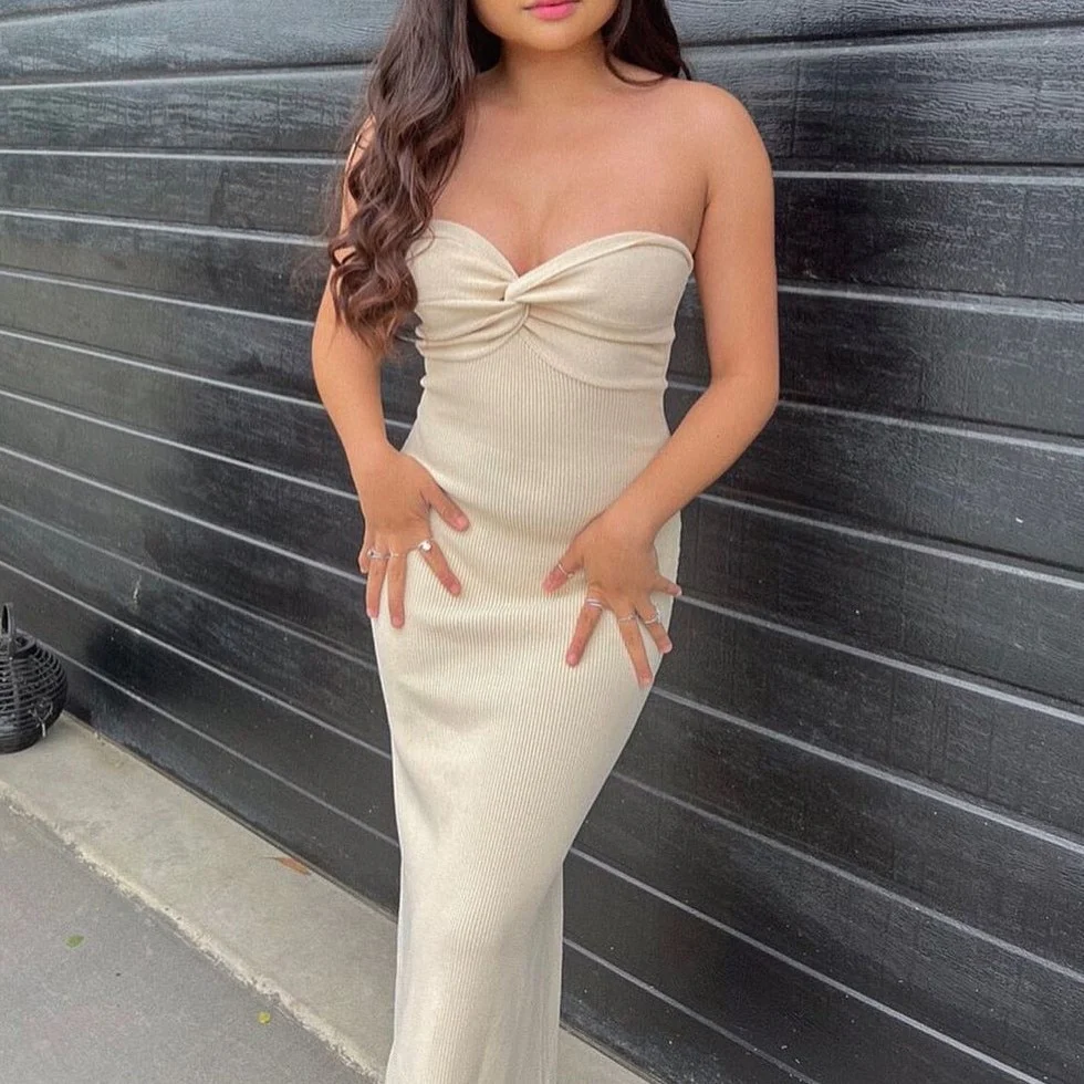 Serene Sunset Tube Dress - Image 16