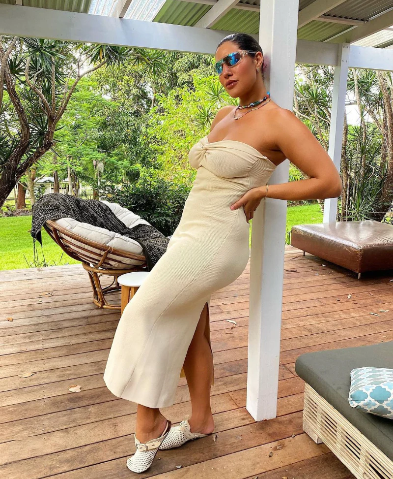 Serene Sunset Tube Dress - Image 23
