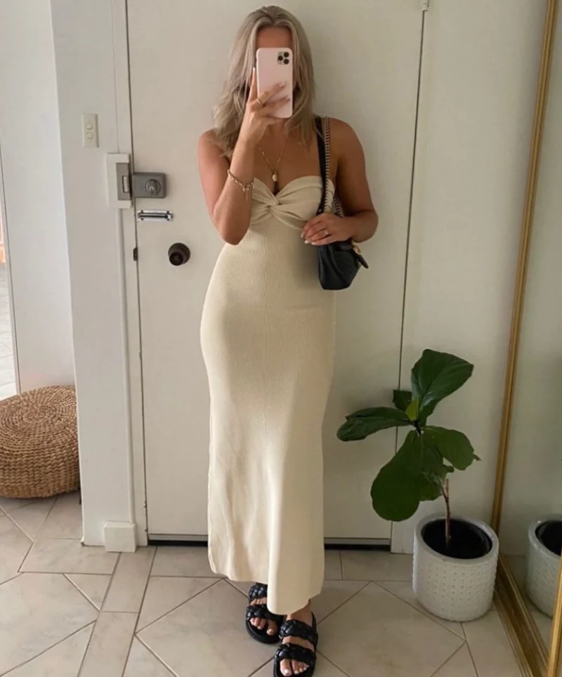 Serene Sunset Tube Dress - Image 24
