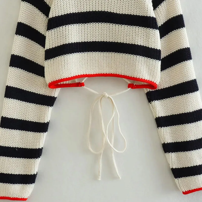 Set You Free Backless Knitted Crop Top - Image 4