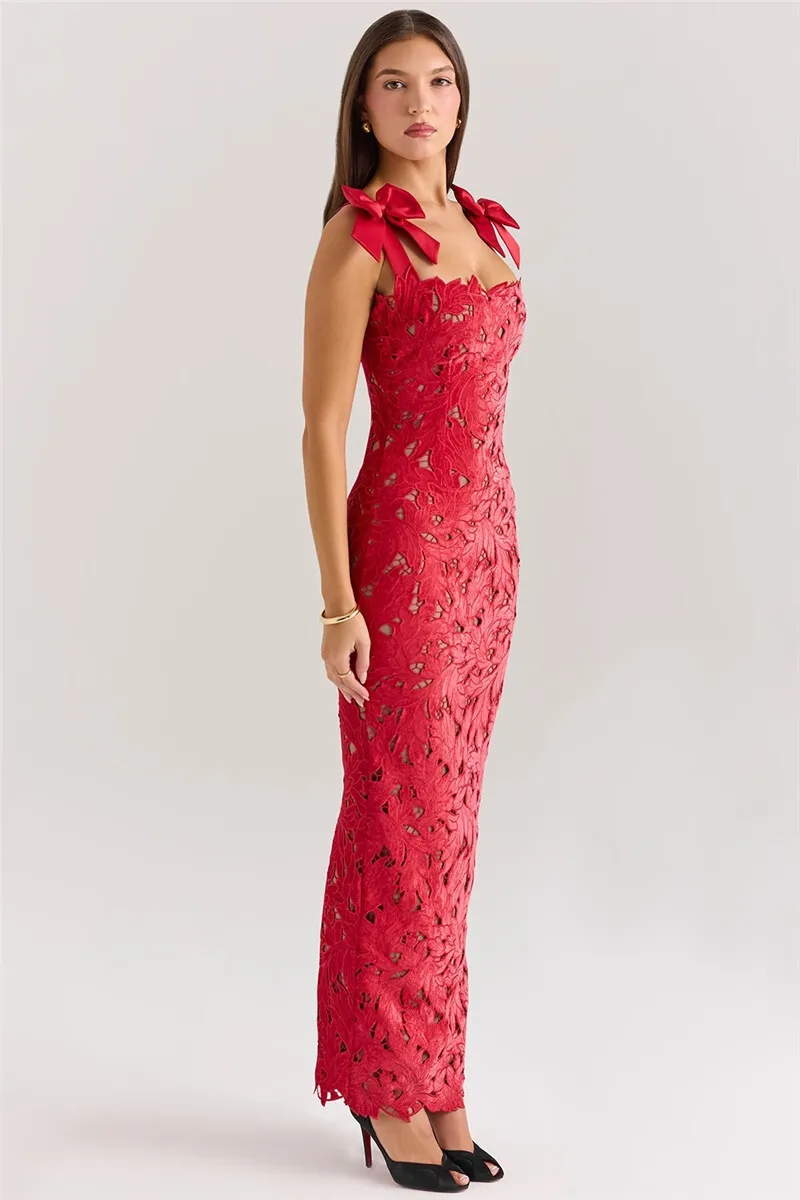Shana Lace Maxi Dress - Image 10
