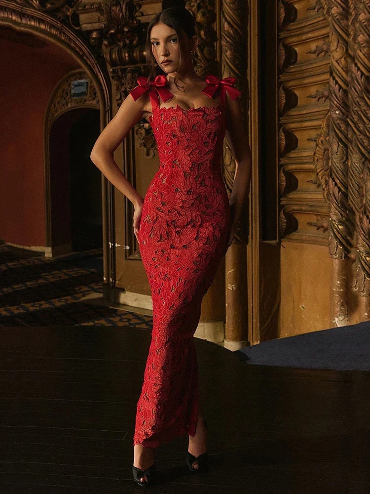 Shana Lace Maxi Dress - Image 2