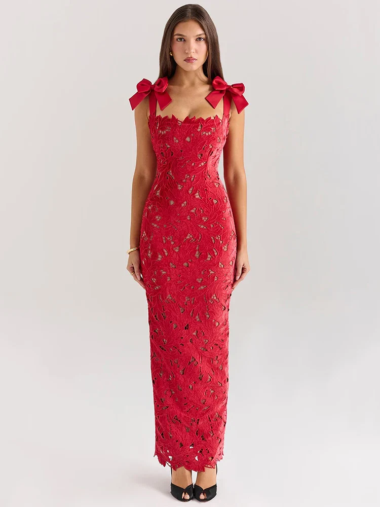 Shana Lace Maxi Dress - Image 3