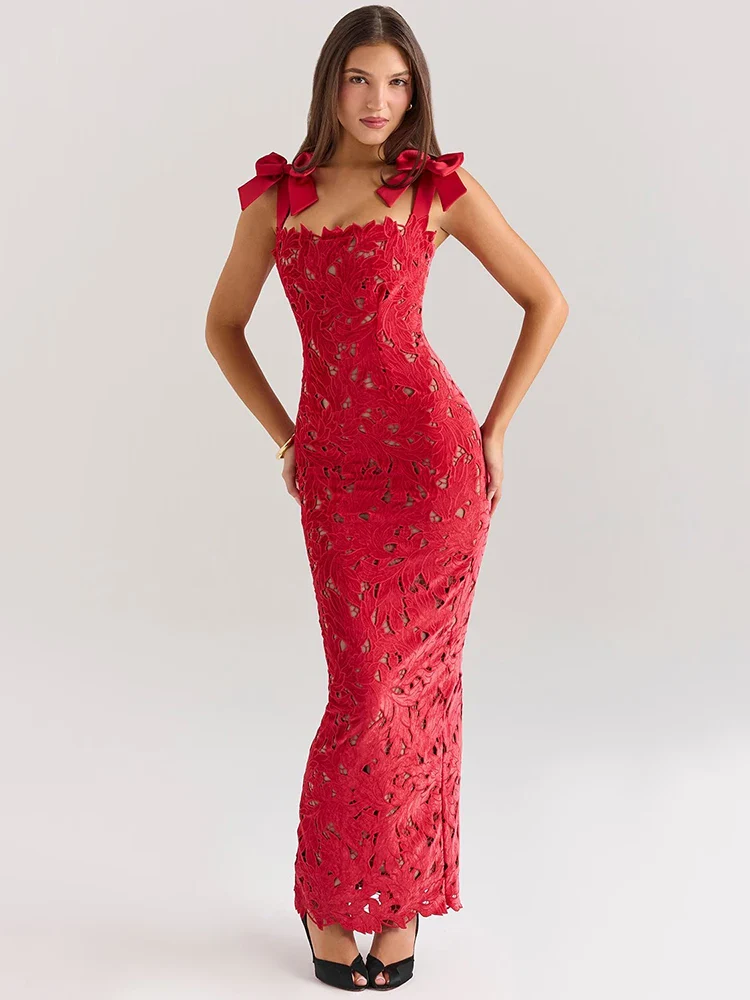 Shana Lace Maxi Dress - Image 4