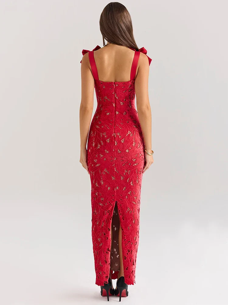 Shana Lace Maxi Dress - Image 6