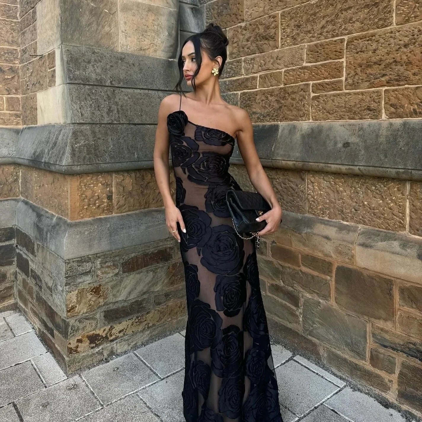 Shantel Mesh Bodycon Dress - Image 2