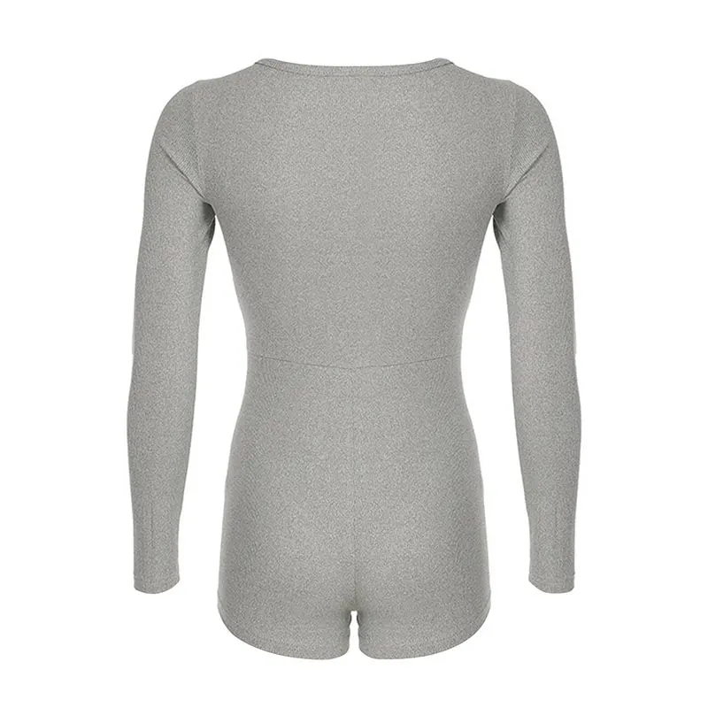 Sharon V Neck Skinny Romper - Image 8