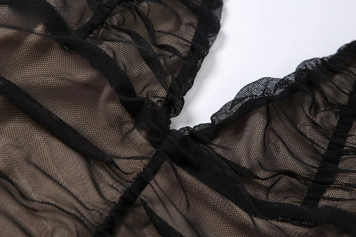 Sheer Allure Midi Dress - Image 8