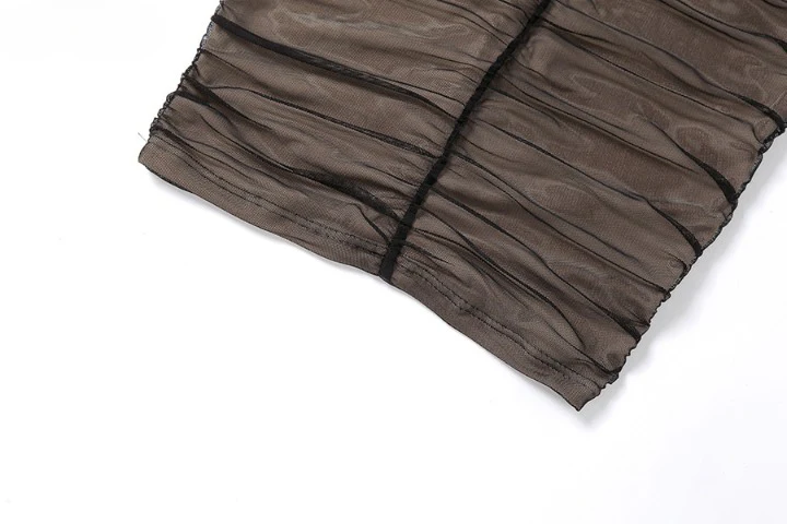 Sheer Allure Midi Dress - Image 9