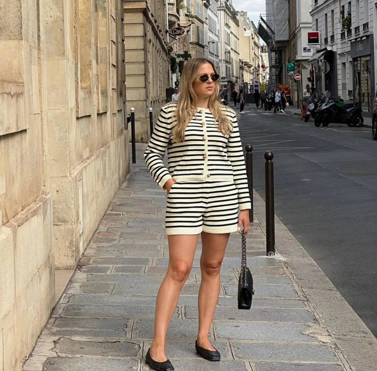 She's A Beast Striped Shorts Set - Image 19