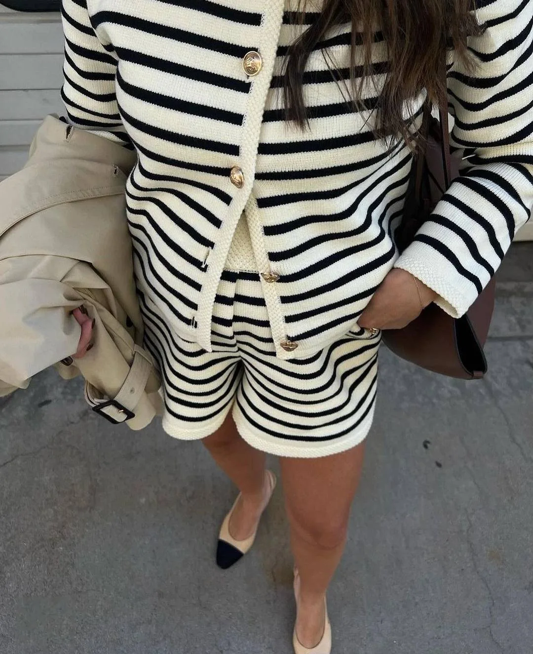 She's A Beast Striped Shorts Set - Image 27