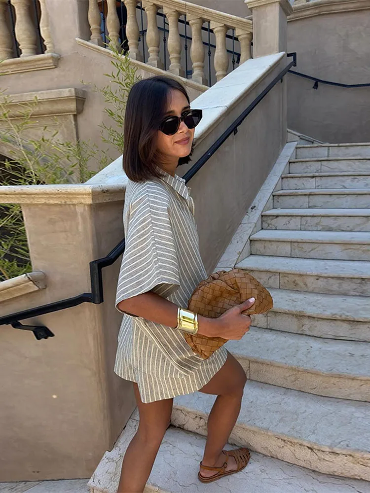 Shilo Striped Shorts Set - Image 3