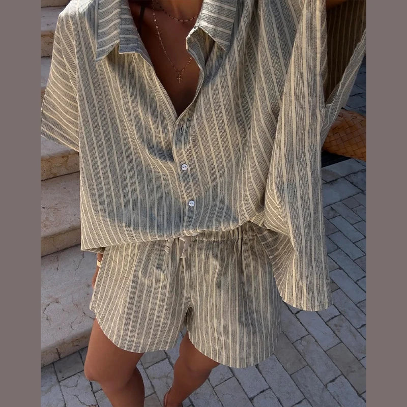 Shilo Striped Shorts Set - Image 6