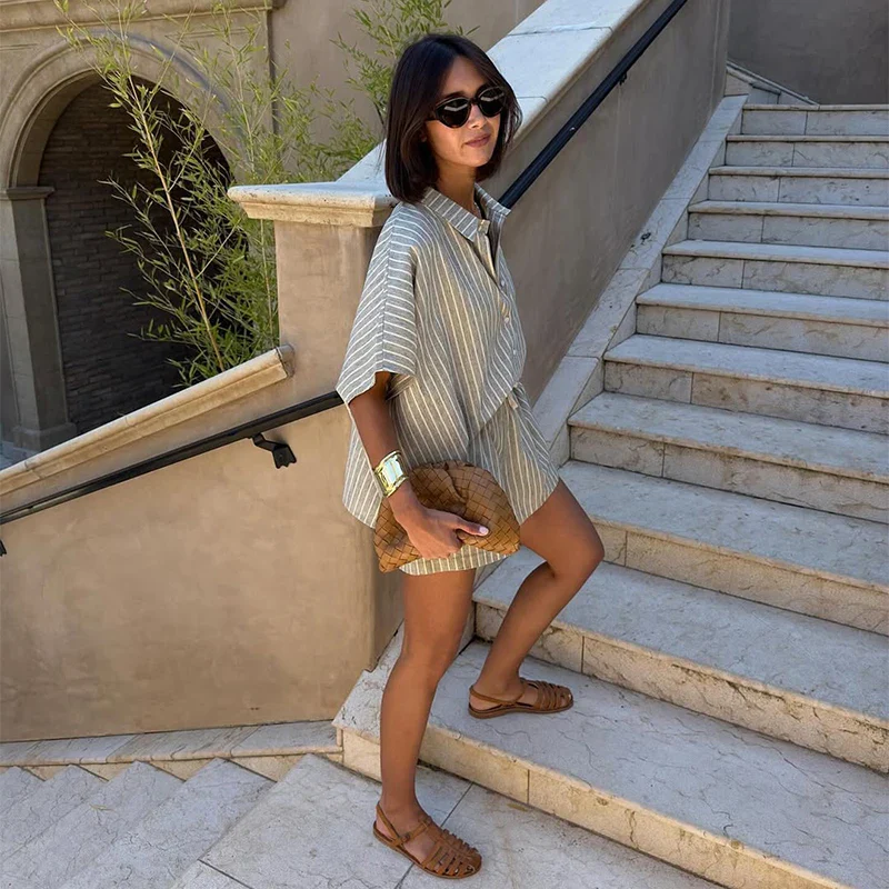 Shilo Striped Shorts Set - Image 8