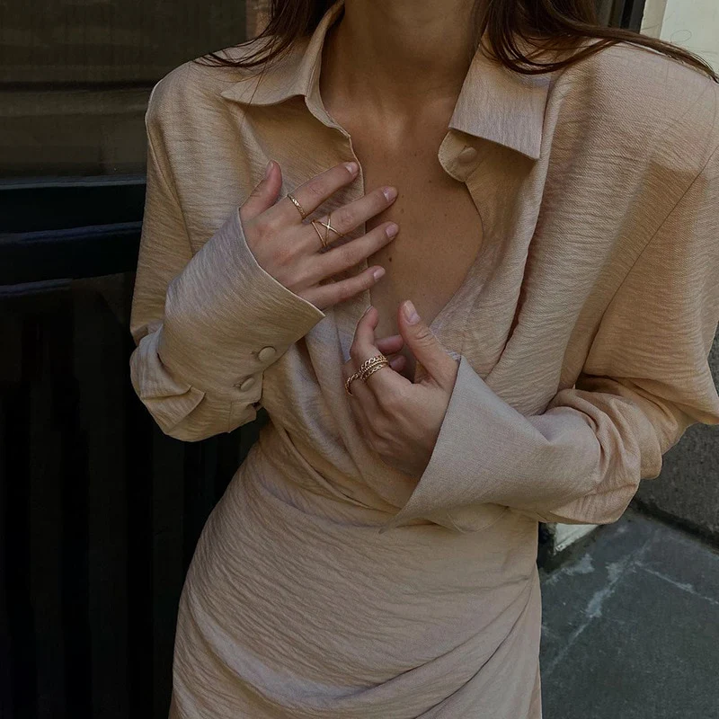 Sienna Draped Dress - Image 8
