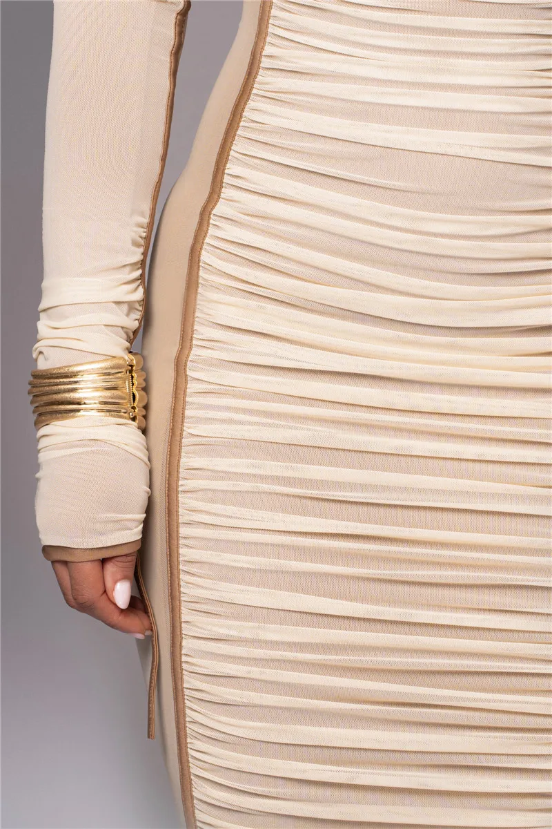 Slaying Saisha Mesh Bodycon Dress - Image 12