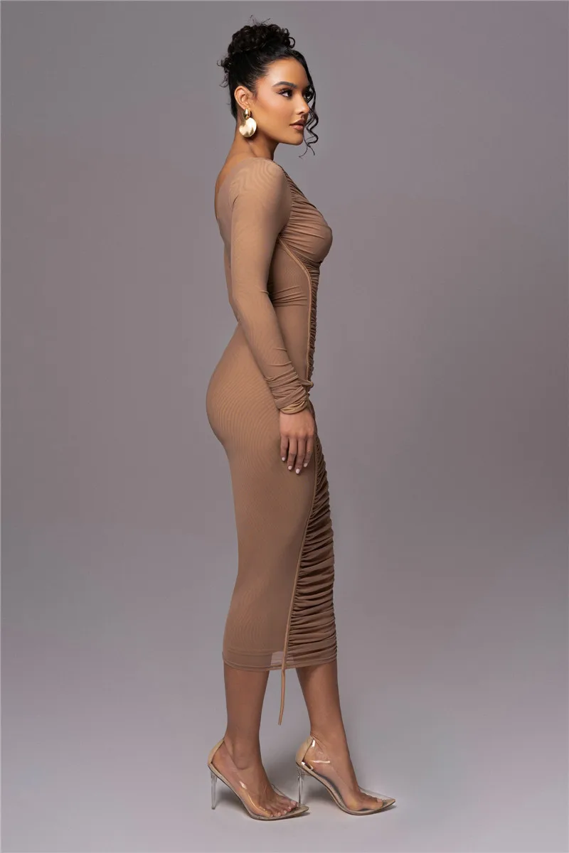 Slaying Saisha Mesh Bodycon Dress - Image 15