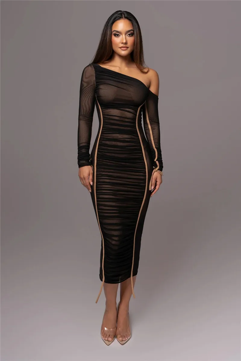 Slaying Saisha Mesh Bodycon Dress - Image 20