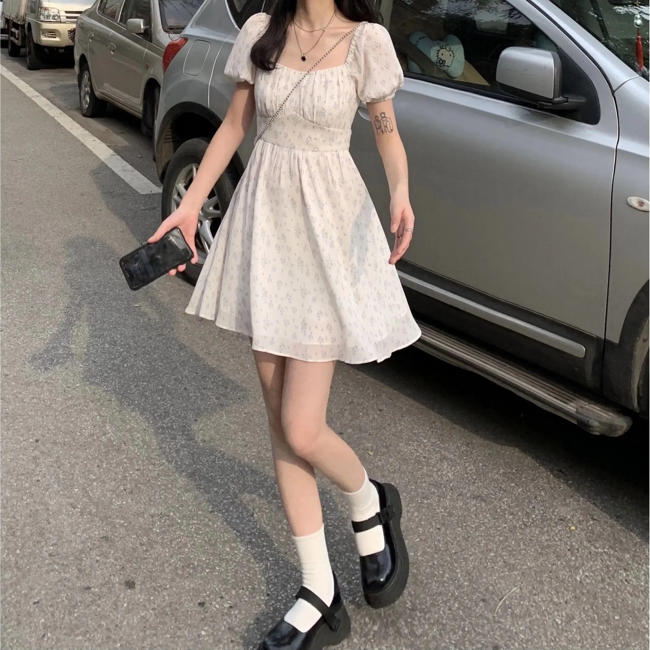 Snowflake Mini Dress - Image 6
