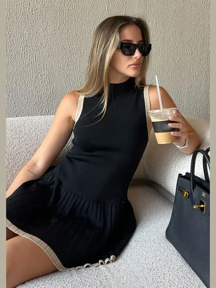 Snug Sophistication Knit Dress - Image 3