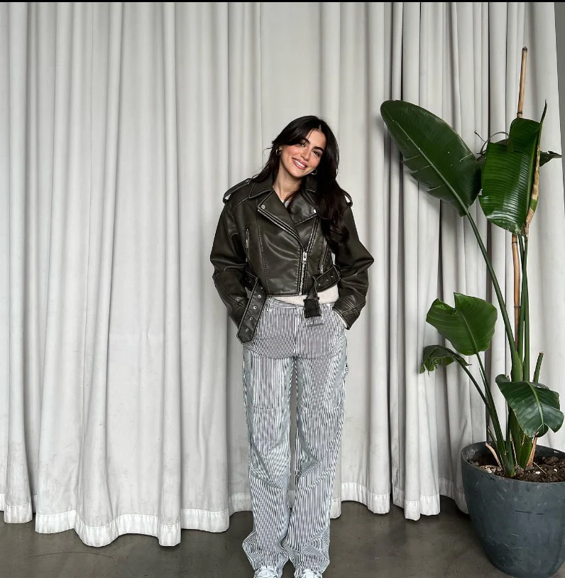 Soho Slick Leather Jacket - Image 5