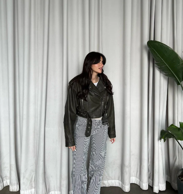 Soho Slick Leather Jacket - Image 9