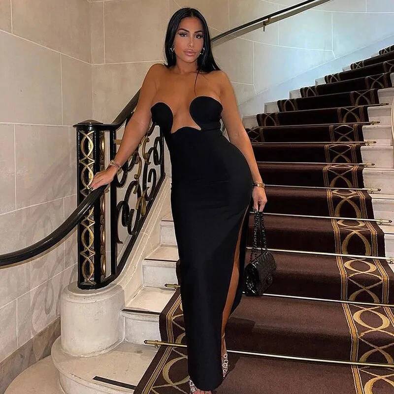 Sophisticated Cut-Out Glamour Dress - Image 10